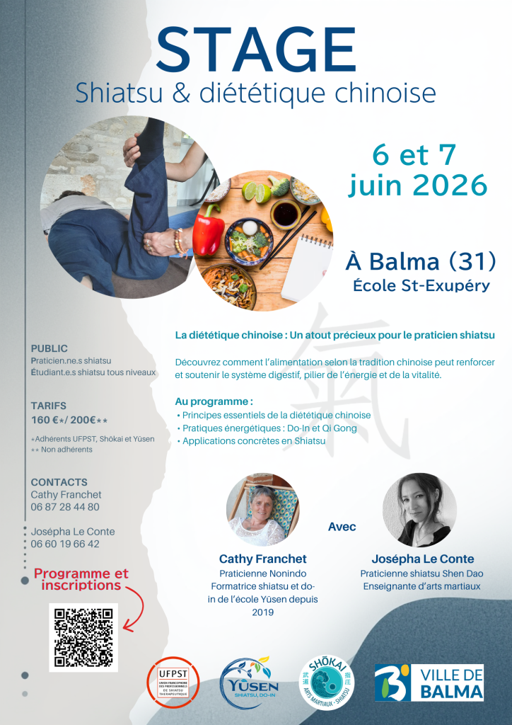 Shiatsu et diététique chinoise à Toulouse